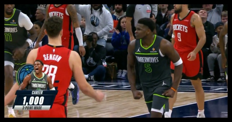  23歲186天！愛德華茲成NBA歷史上最年輕投進(jìn)1000記三分球員