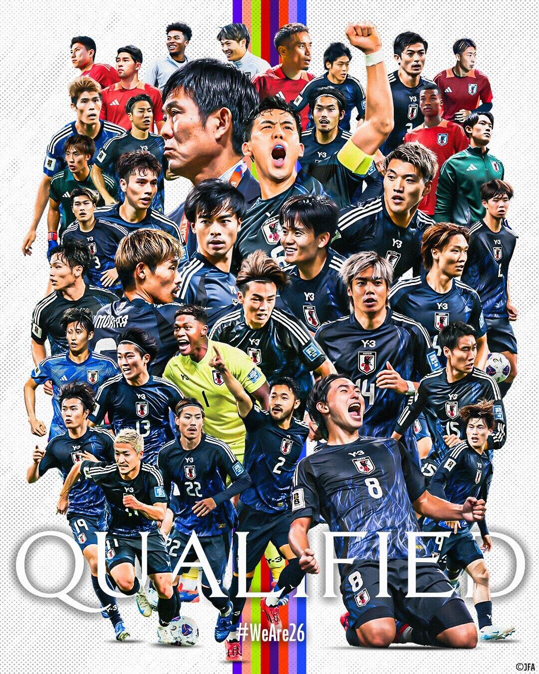  斷層領(lǐng)先！日本7輪6勝1平提前晉級世界杯，全球除東道主外首隊(duì)！