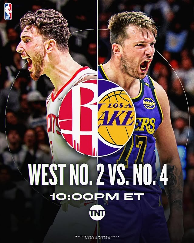  狂野西部焦點大戰(zhàn)！NBA官方發(fā)布火湖大戰(zhàn)海報：申京VS東契奇